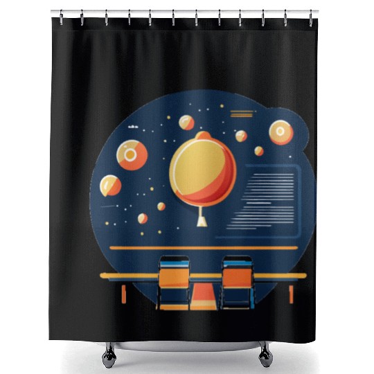 Back to school Shower Curtains