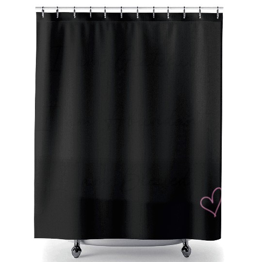 I am Grateful I am Abundant I am Blessed Black Shower Curtains