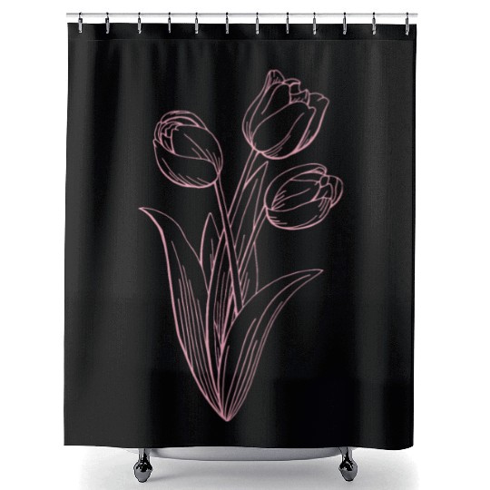 Tulips Florist Flowers Tulip Shower Curtains