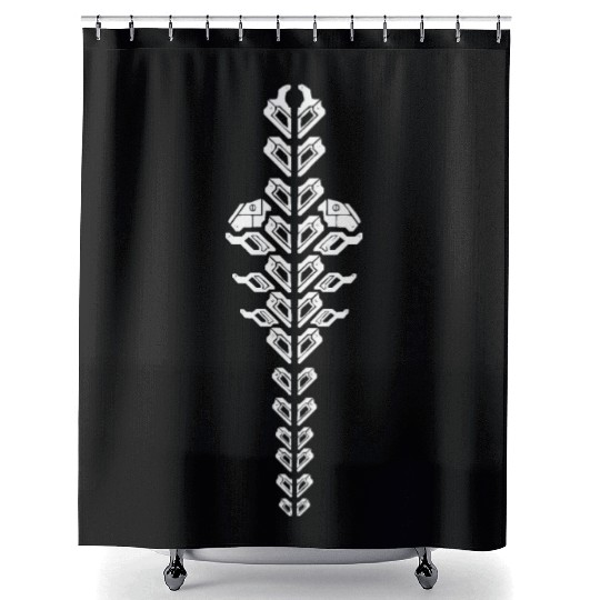 Awesome Cybersigilism Sigil Tattoo For A Geometric Shower Curtains