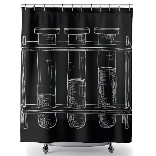 Laboratory Chemistry For Teacher Shower Curtains