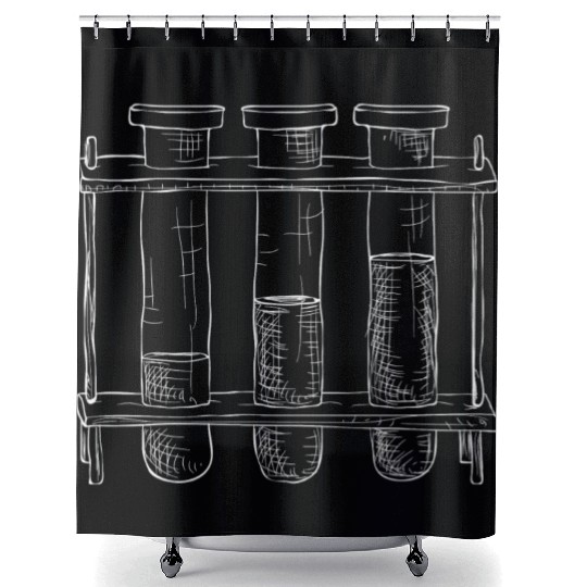 Laboratory Chemistry For Teacher Shower Curtains