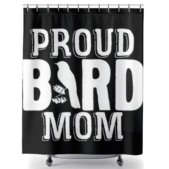 Bird Mom Birds Love Budgie Sparrow Heron Parrot Shower Curtains