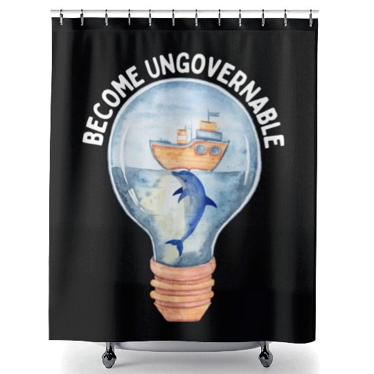 Become Ungovernable Cute Anarchist Save The Shower Curtains