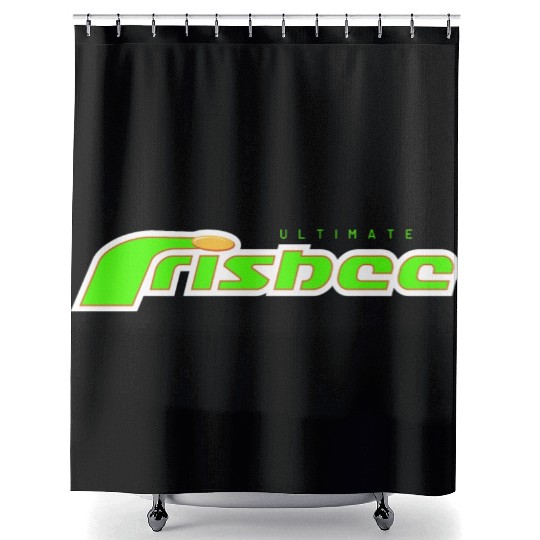 ultimate frisbee green Shower Curtains