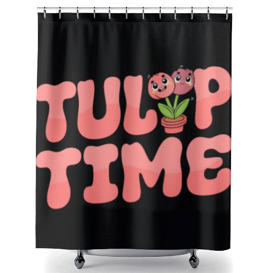 Tulip Gardening Cute Shower Curtains
