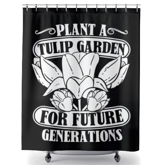 Tulip Gardening Tulips Shower Curtains