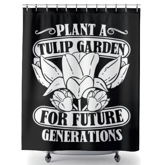 Tulip Gardening Tulips Shower Curtains