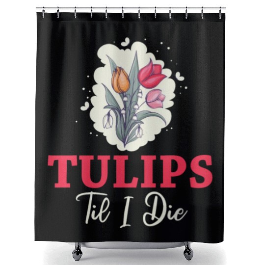 Tulip Gardening Tulips Shower Curtains