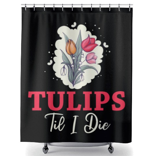 Tulip Gardening Tulips Shower Curtains