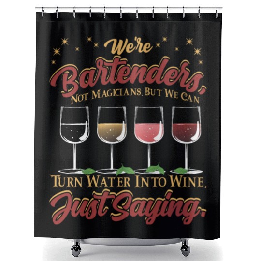 Bartender magic Shower Curtains