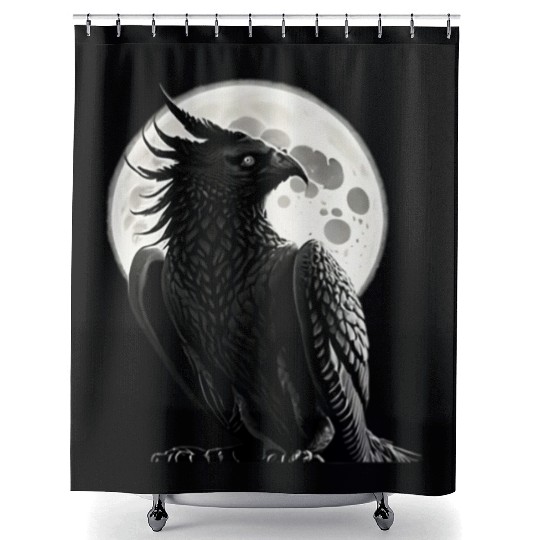 Phoenix bird [clothing store][clothes store] Shower Curtains