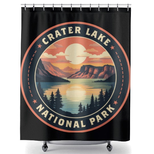 Crater Lake National Park Shower Curtains