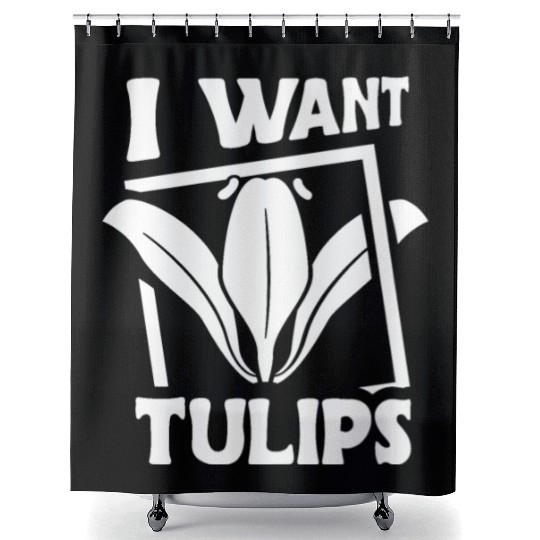 Tulip Gardening Tulips Shower Curtains