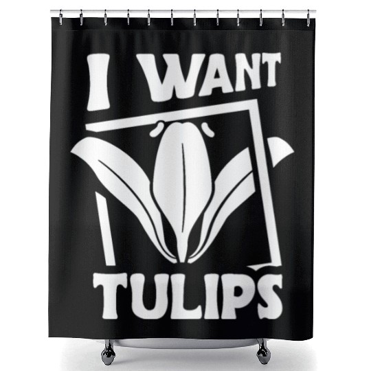 Tulip Gardening Tulips Shower Curtains