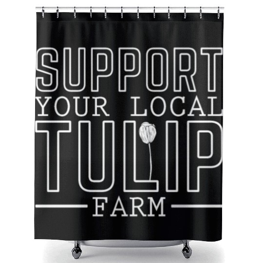 Tulip Gardening Tulips Shower Curtains