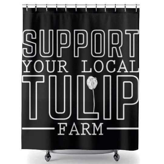 Tulip Gardening Tulips Shower Curtains