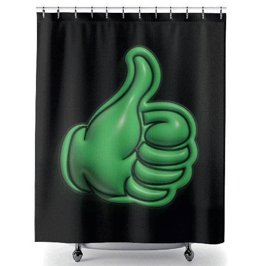 Green thumb Shower Curtains