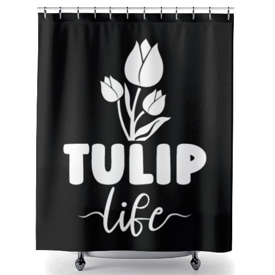 Tulip Gardening Tulips Shower Curtains
