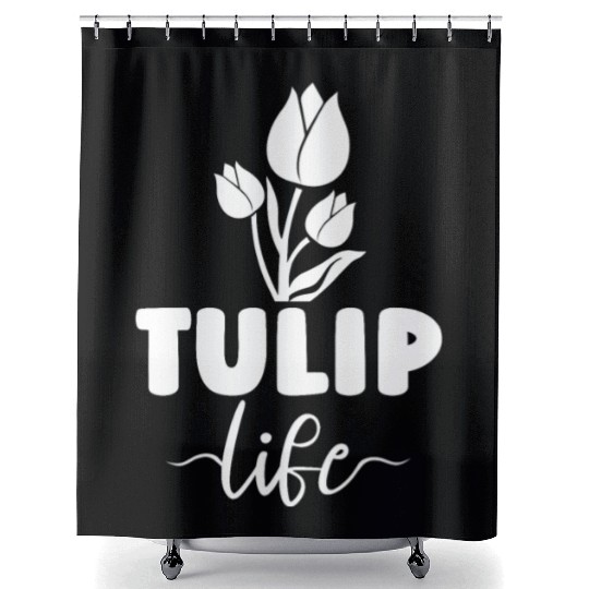Tulip Gardening Tulips Shower Curtains