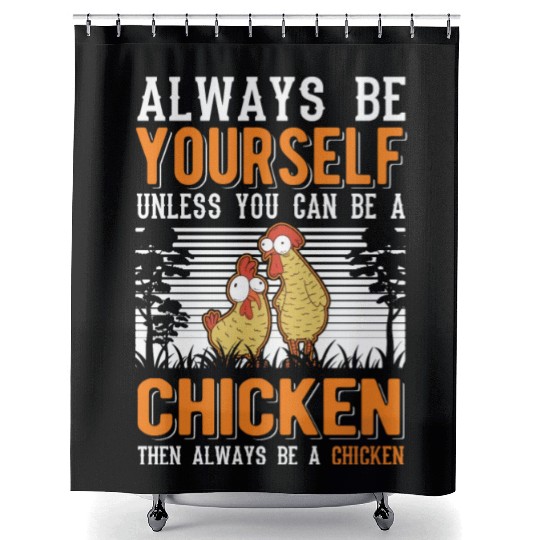 Chickens Chicken Farm Farmer Shower Curtains