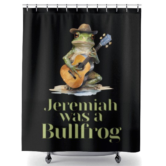 Jeremiah Was a Bullfrog - Classic Rock Shower Curtains