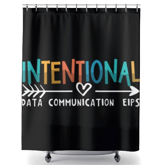 IEP Intentional Data Communication Autism Teacher Shower Curtains