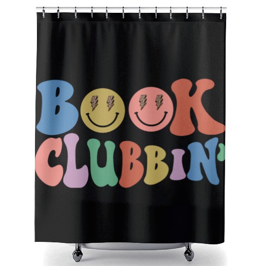 Book Clubin Librarian Literature Lover Book Nerd Shower Curtains