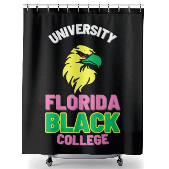 University Florida Black College (Night Eagles Ed) Shower Curtains