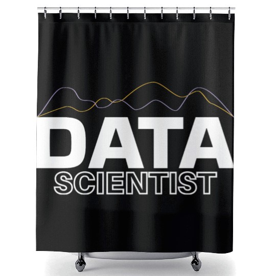 Data Scientist Science Big Modeling Data Analyst Shower Curtains