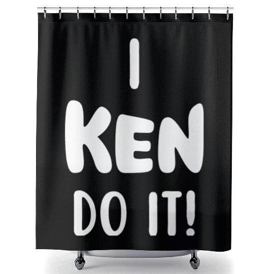 Funny Ken quote Shower Curtains and apparel design