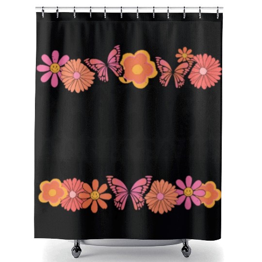 Floral Teacher Assistant Shower Curtains