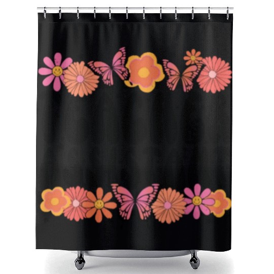 Floral Teacher Assistant Shower Curtains