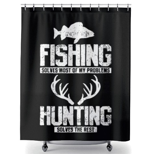 Fishing Hunting Shower Curtains