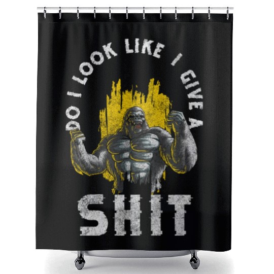 Gorilla Chimpanzee Shower Curtains