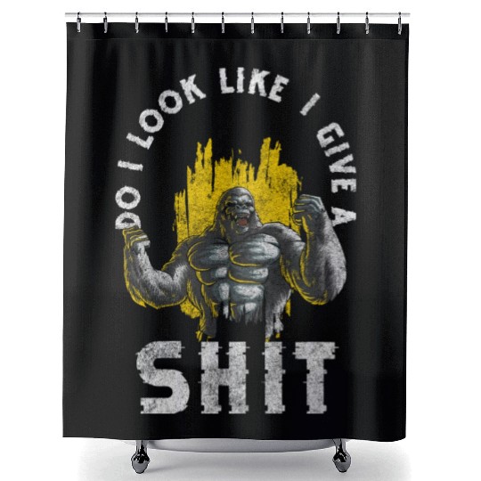 Gorilla Chimpanzee Shower Curtains