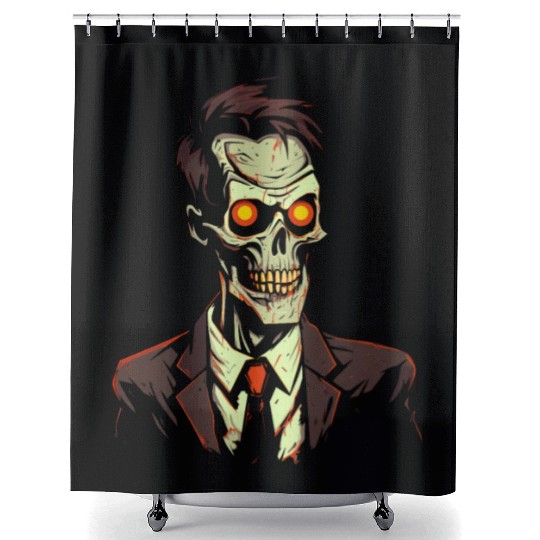 Creep Out Your Friends with a Halloween Zombie Shower Curtains