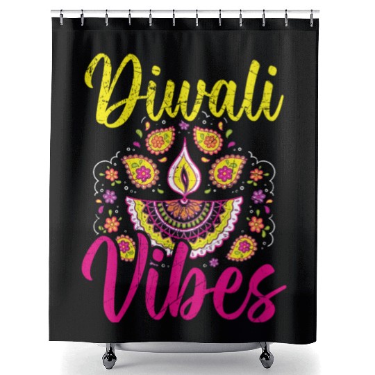 Happy Diwali Diwali Festival Indian Hindu Hinduism Shower Curtains
