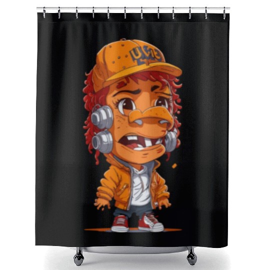 Freestyle Rap Royalty Shower Curtains