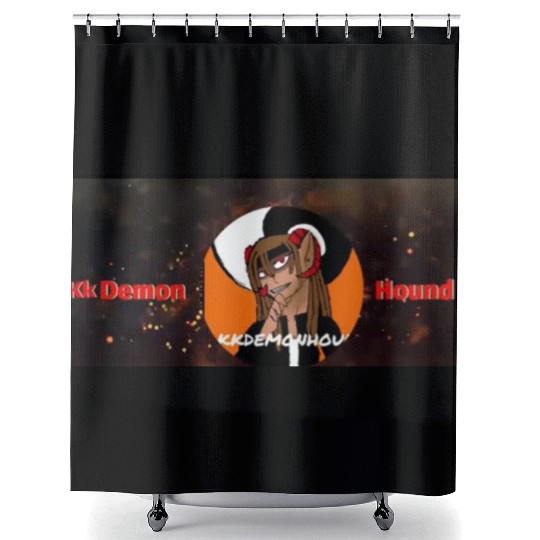 Kk Demonhound keep calm and go wild Shower Curtains