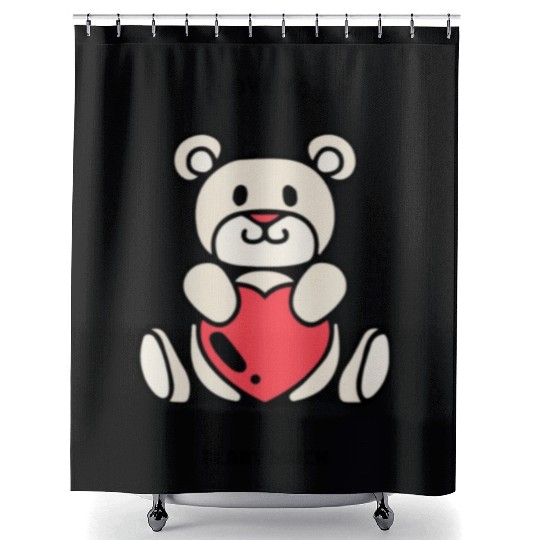 I Love You Beary Much Shower Curtains