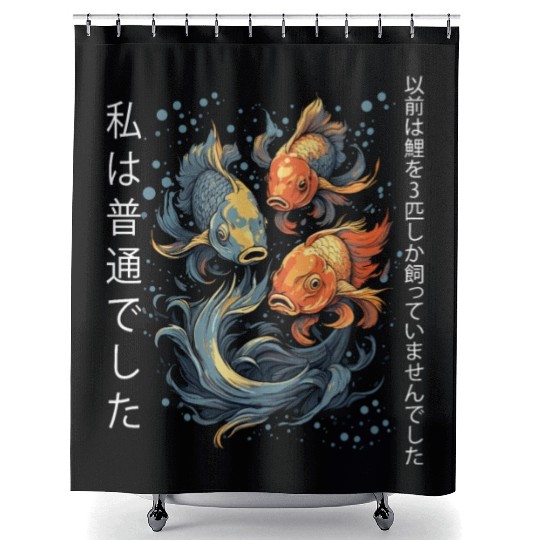 Koi Fish Koi Carp Japanese Koi Garden-Pond funny Shower Curtains