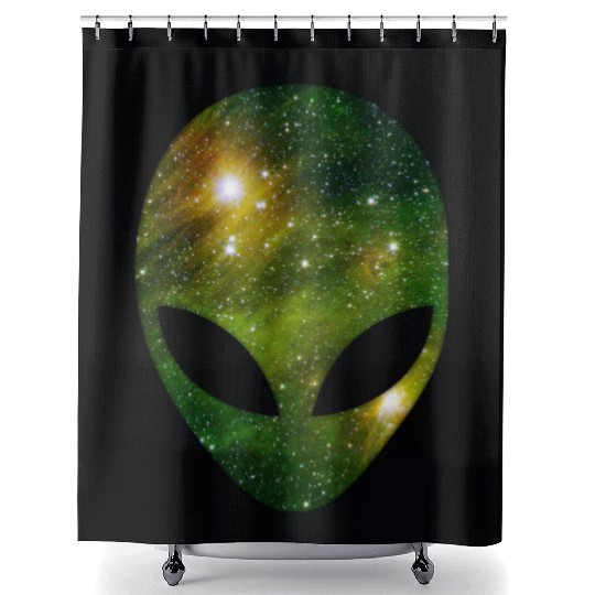 Cosmic Alien Shower Curtains
