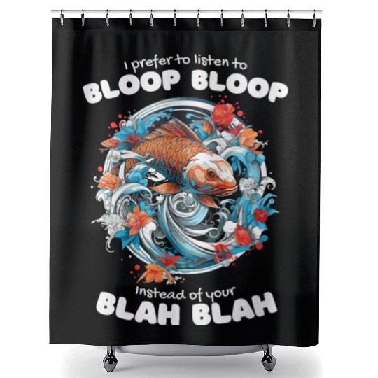 Koi Fish Koi Carp Japanese Koi Garden-Pond funny Shower Curtains