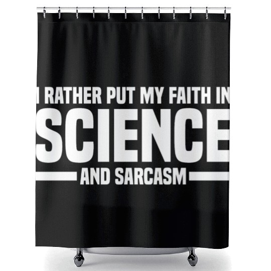 Atheism Religion Belief Atheists Science Shower Curtains