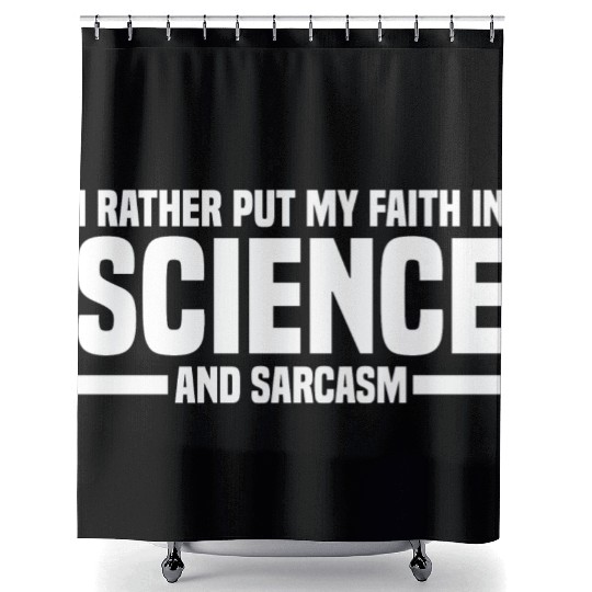 Atheism Religion Belief Atheists Science Shower Curtains