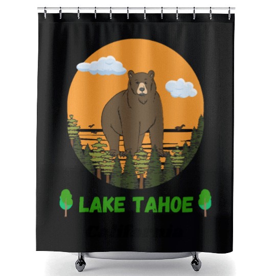 Lake Tahoe California Shower Curtains
