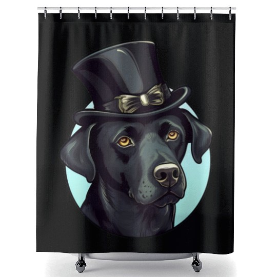 Labrador Hut Essent Shower Curtains