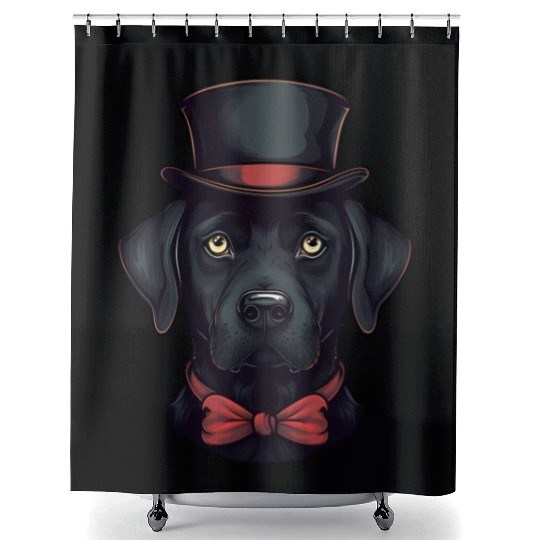 Labrador Hut Essent Shower Curtains
