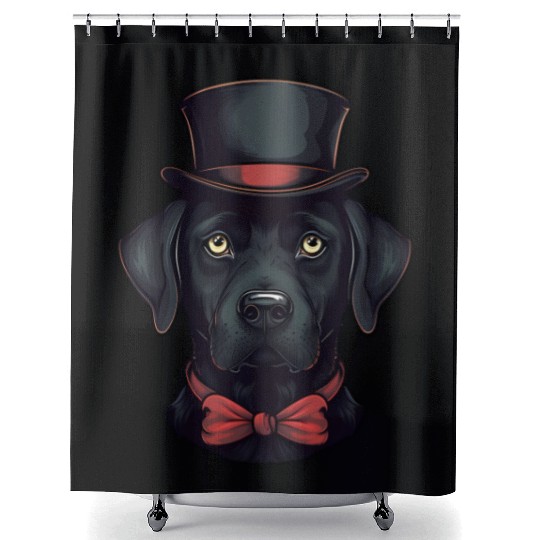Labrador Hut Essent Shower Curtains